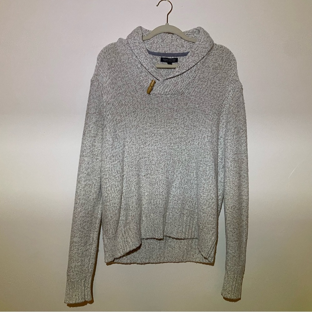 Banana Republic cowl neck cable knit sweater